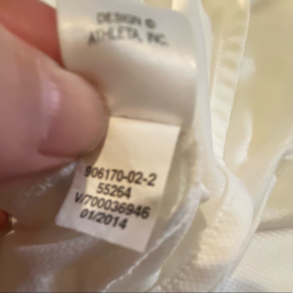 Athleta Hoodie White Sz Small - Picture 6 of 10